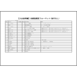 【入出金明細】全銀協規定フォーマット(改行なし)1 LibreOffice