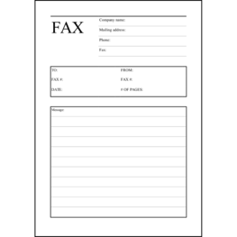 Fax Cover22 LibreOffice