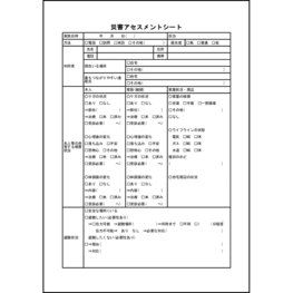 災害アセスメントシート21 LibreOffice