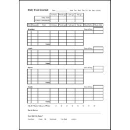 Daily Food Journal7 LibreOffice