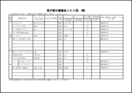 我が家の備蓄品リスト(乳・卵)11 LibreOffice