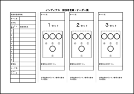 インディアカ　競技者登録・オーダー票27 LibreOffice