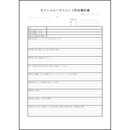 セクシャルハラスメント件名報告書23 LibreOffice