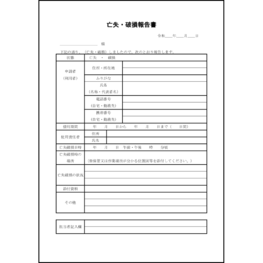 亡失・破損報告書9 LibreOffice