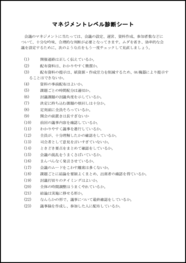 マネジメントレベル診断シート21 LibreOffice