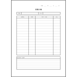 営業日報19 LibreOffice