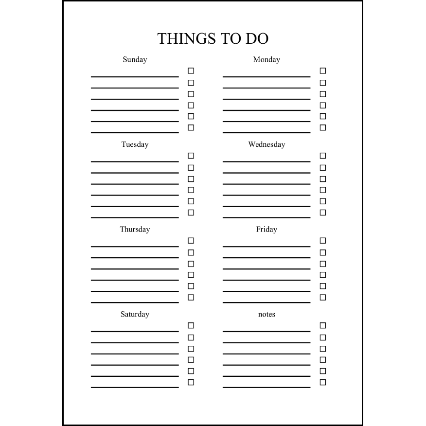 THINGS TO DO15 LibreOffice