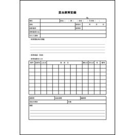 昆虫飼育記録19 LibreOffice